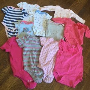 Onesie bundle (newborn, 0-3 mo & 3-6 mo)
